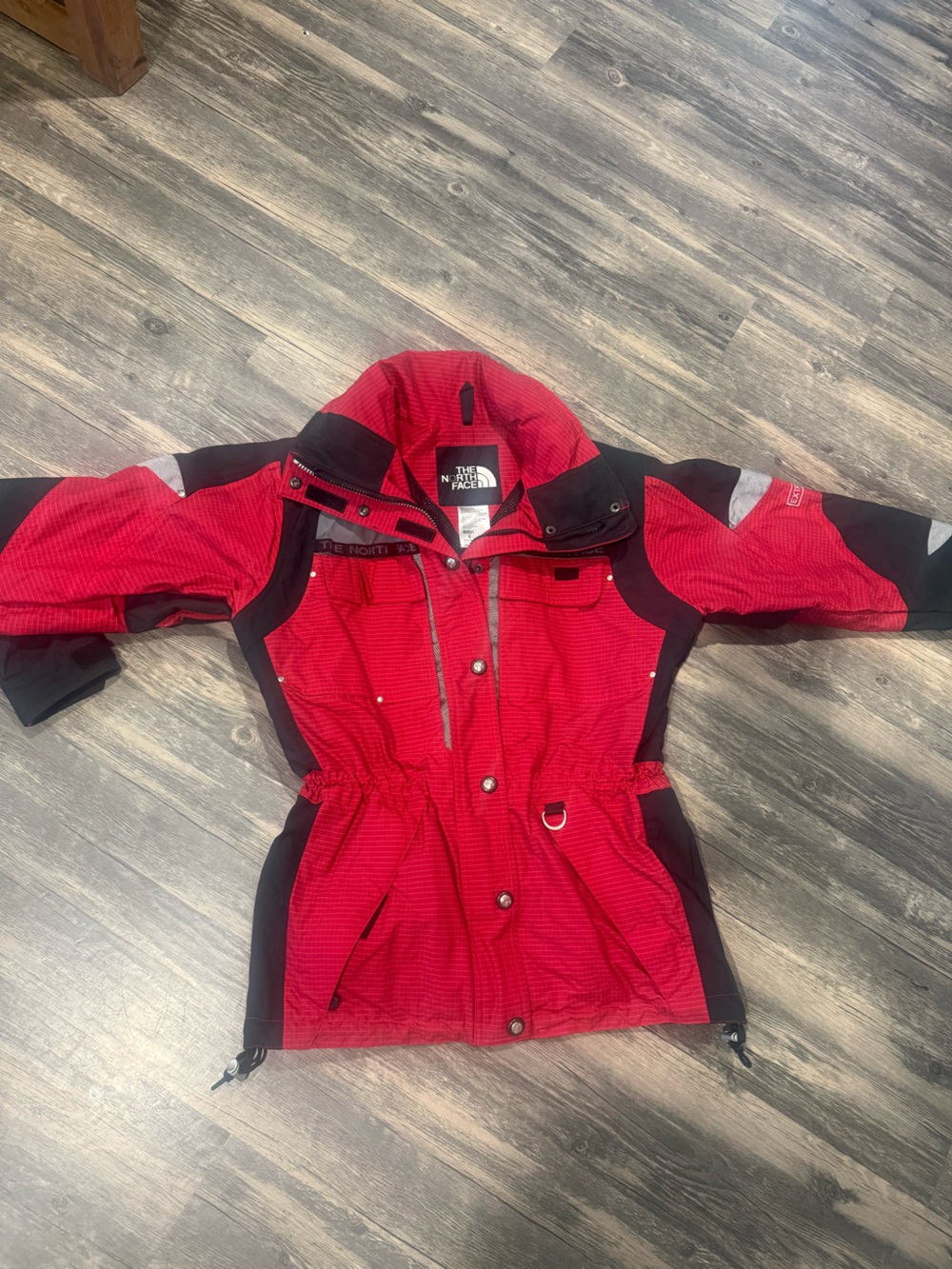Vintage Red/Black Northface Women’s jacket size small